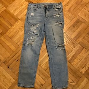 American eagle stretch mom jeans
